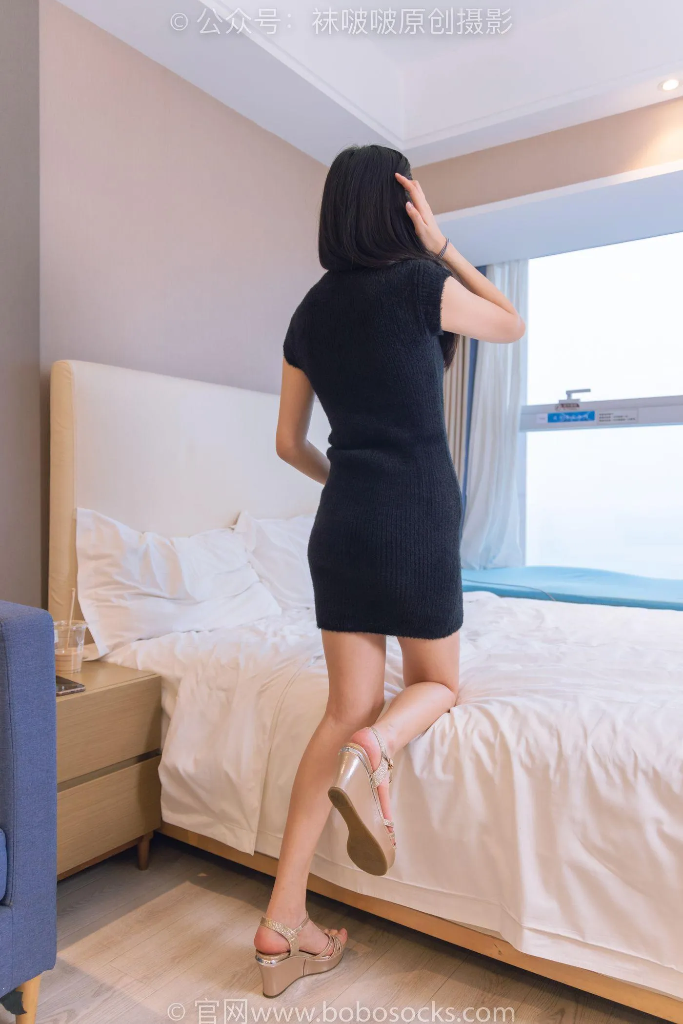 [BoBoSocks袜啵啵]NO.194 小甜豆-高跟长靴、凉鞋、黑丝、裸足 [140P]插图8